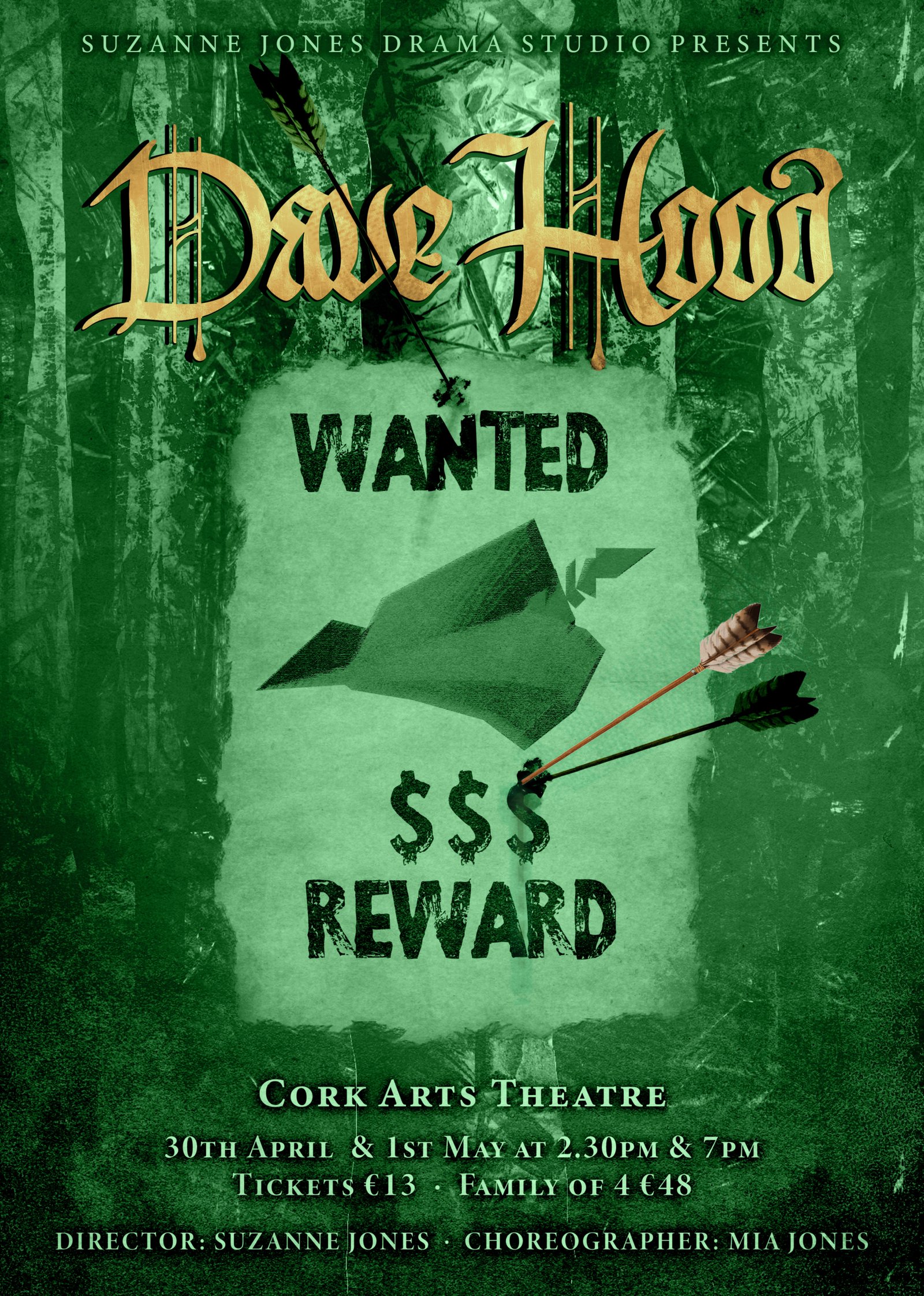 Dave Hood Poster designed by Eamonn B Shanahan for Pinstripe Media